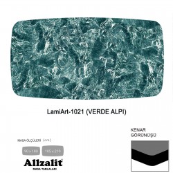 LamiArt Masa Tablası 105X210 - DCLAMART-1021 - (VERDI ALPI)
