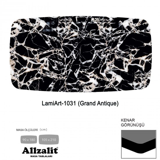 LamiArt Masa Tablası 90X180 - DCLAMART-1031 - (Grand Antique)