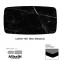 LamiArt Masa Tablası 90X180 - DCLAMART-1041 - (Nero Marquina)