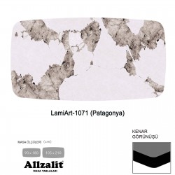 LamiArt Masa Tablası 90X180 - DCLAMART-1071 - (Patagonya)