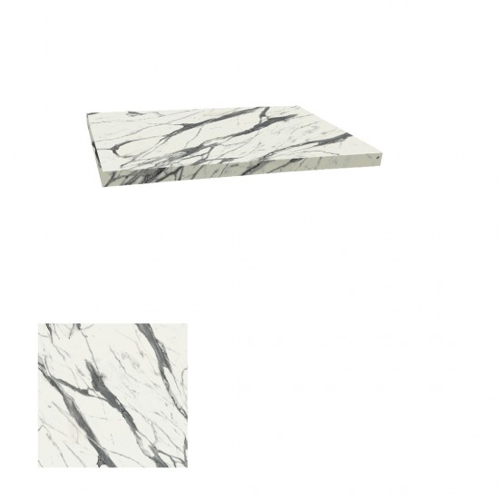 Laminat Masa Tablası (100x100) - Afyon Marble