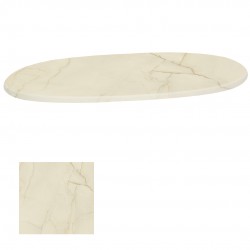 Werzalit veya Wermodin Masa Tablası Oval 94x146 - Golden Marble