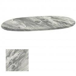 Werzalit veya Wermodin Masa Tablası Oval 94x146 - Lavant