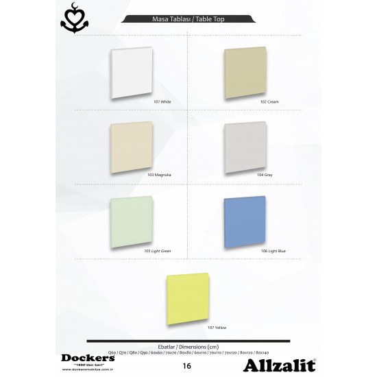 Werzalit, Allzalit veya Wermodin Masa Tablasi Renkleri icin Tiklayiniz (Renk seçmek için açılmıştır) Werzalit, Allzalit veya Wermodin Masa Tablasi Renkleri icin Tiklayiniz (Renk seçmek için açılmıştır)