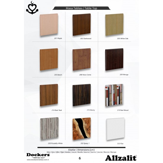 Werzalit, Allzalit veya Wermodin Masa Tablasi Renkleri icin Tiklayiniz (Renk seçmek için açılmıştır) Werzalit, Allzalit veya Wermodin Masa Tablasi Renkleri icin Tiklayiniz (Renk seçmek için açılmıştır)