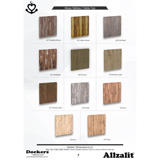 Werzalit, Allzalit veya Wermodin Masa Tablasi Renkleri icin Tiklayiniz (Renk seçmek için açılmıştır) Werzalit, Allzalit veya Wermodin Masa Tablasi Renkleri icin Tiklayiniz (Renk seçmek için açılmıştır)