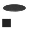 Wermodin Masa Tablası Yuvarlak 107 cm - Siyah
