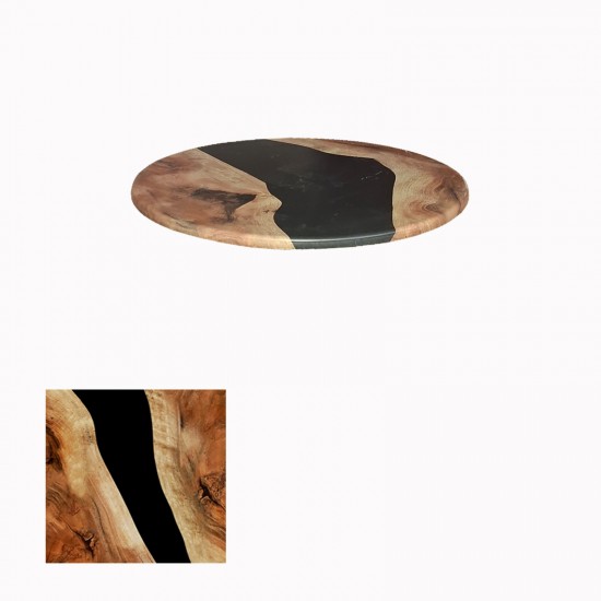 Werzalit, Allzalit veya Wermodin Masa Tablası Yuvarlak 70cm - Epoxy Werzalit, Allzalit veya Wermodin Masa Tablası Yuvarlak 70cm - Epoxy
