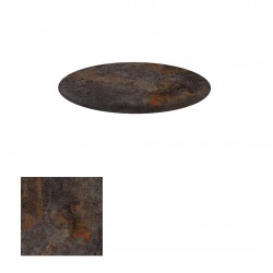 Werzalit, Allzalit veya Wermodin Masa Tablası Yuvarlak 60cm - Metkic Oxid 3