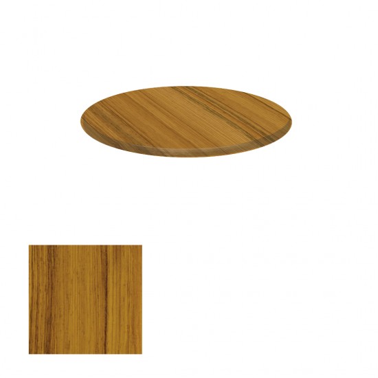 Werzalit Masa Tablası Yuvarlak 70cm - Real Teak