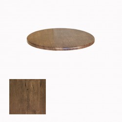 Werzalit, Allzalit veya Wermodin Masa Tablası Yuvarlak 60cm -  Rustik Dark Werzalit, Allzalit veya Wermodin Masa Tablası Yuvarlak 60cm -  Rustik Dark