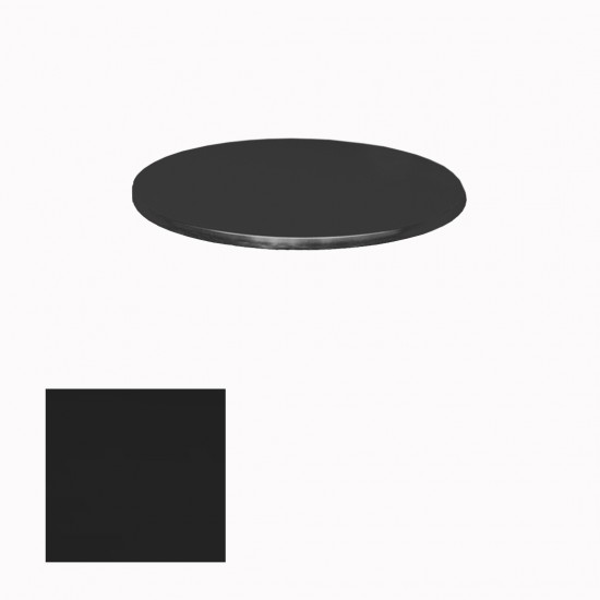 Werzalit Masa Tablası Yuvarlak 90cm - Siyah