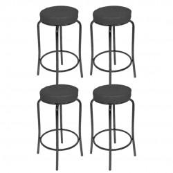 Bar Taburesi ESB 4 Adet - Siyah Bar Taburesi ESB 4 Adet - Siyah