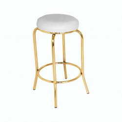 Bar Taburesi Gold - Beyaz Bar Taburesi Gold - Beyaz